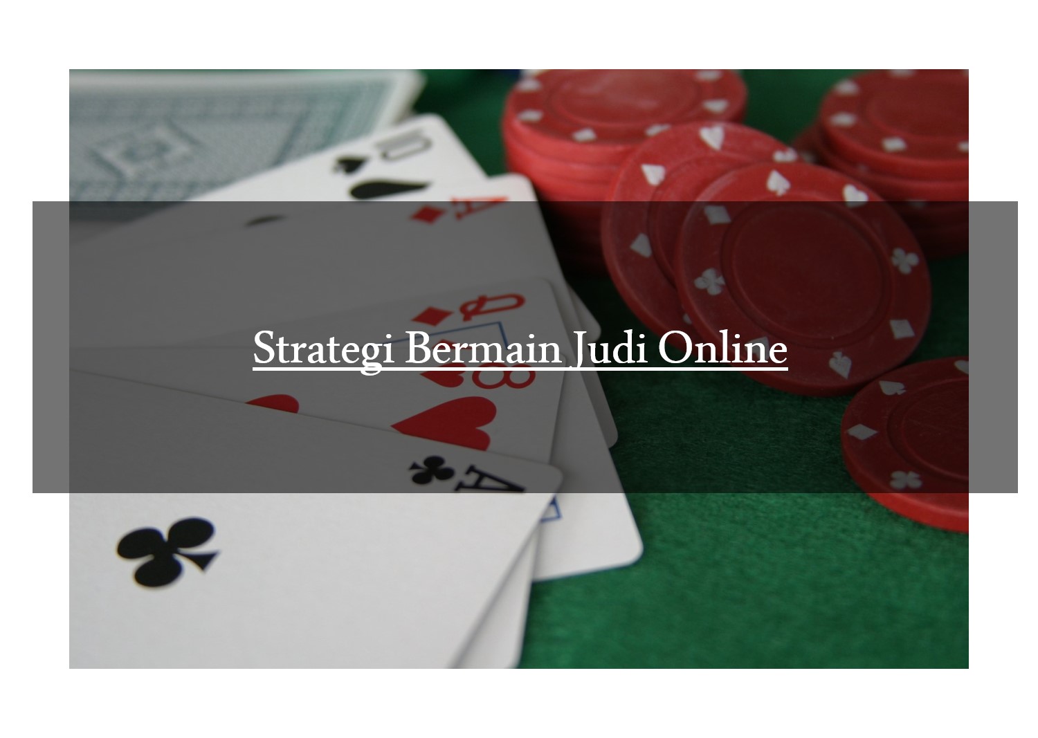 Strategi Main Judi Online Android